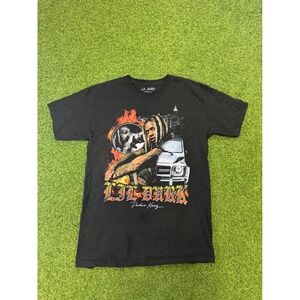 Lil Durk Durkio Krazy Graphic Rap Tee Black‎ Mens Size Medium Short Sleeve Shirt